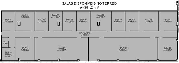 ANEXO II_REAS SALAS DISPONVEIS DO TRREO